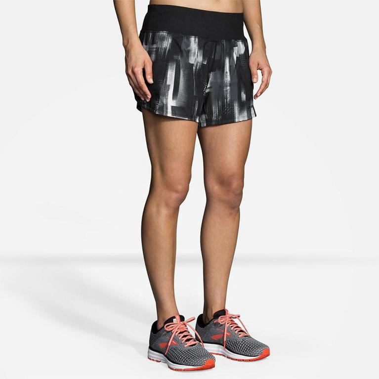 Brooks Chaser 5 Women's Running Shorts - Grey (49671-XEIB)